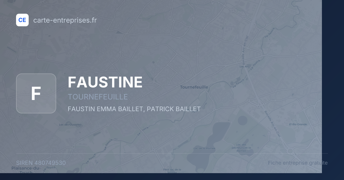 FAUSTINE — 480749530 — fiche entreprise