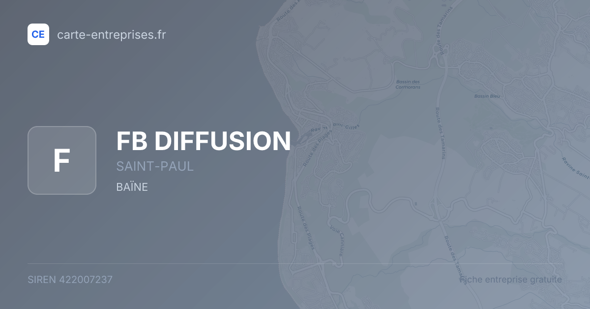 FB DIFFUSION — 422007237 — fiche entreprise