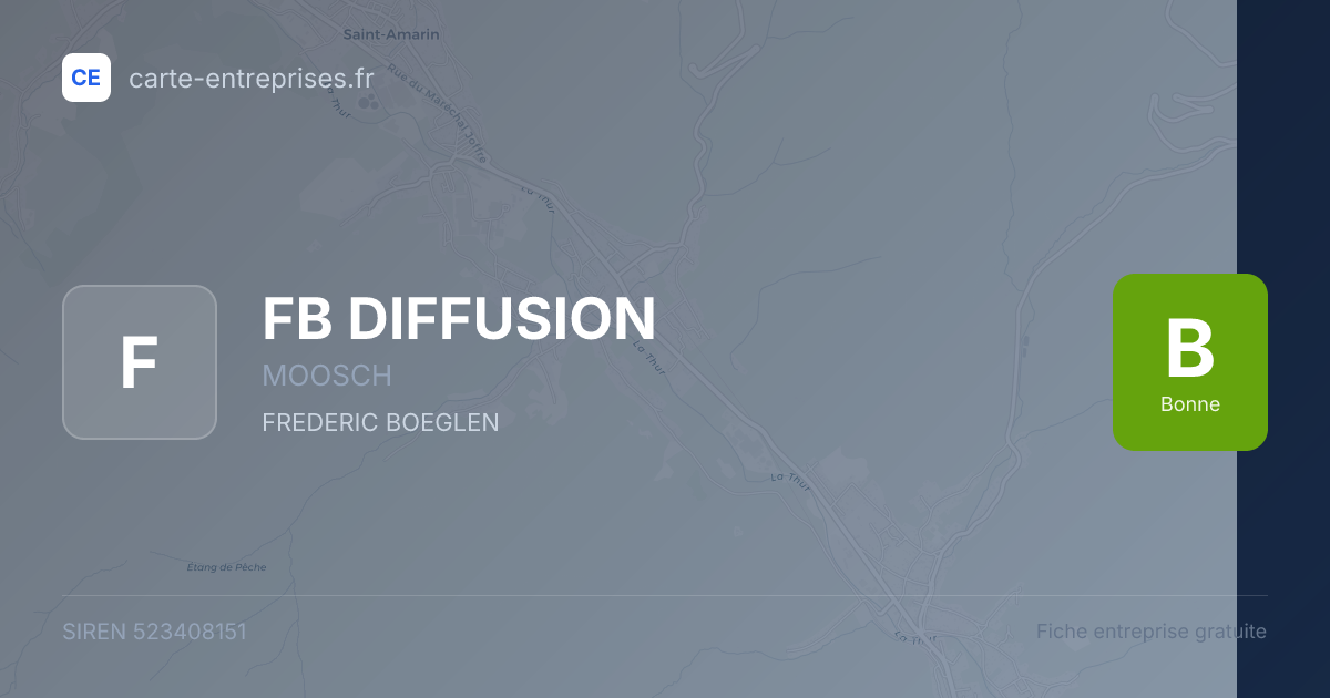 FB DIFFUSION — 523408151 — fiche entreprise