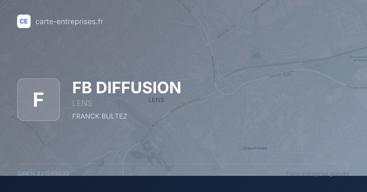 FB DIFFUSION — 821265030 — fiche entreprise