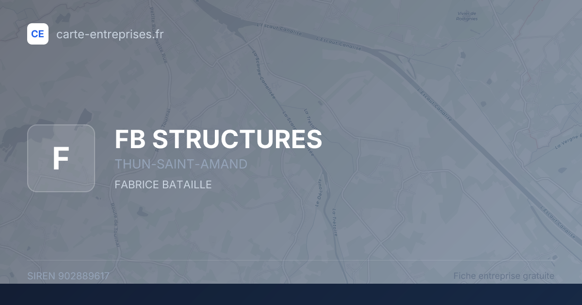 FB STRUCTURES — 902889617 — fiche entreprise