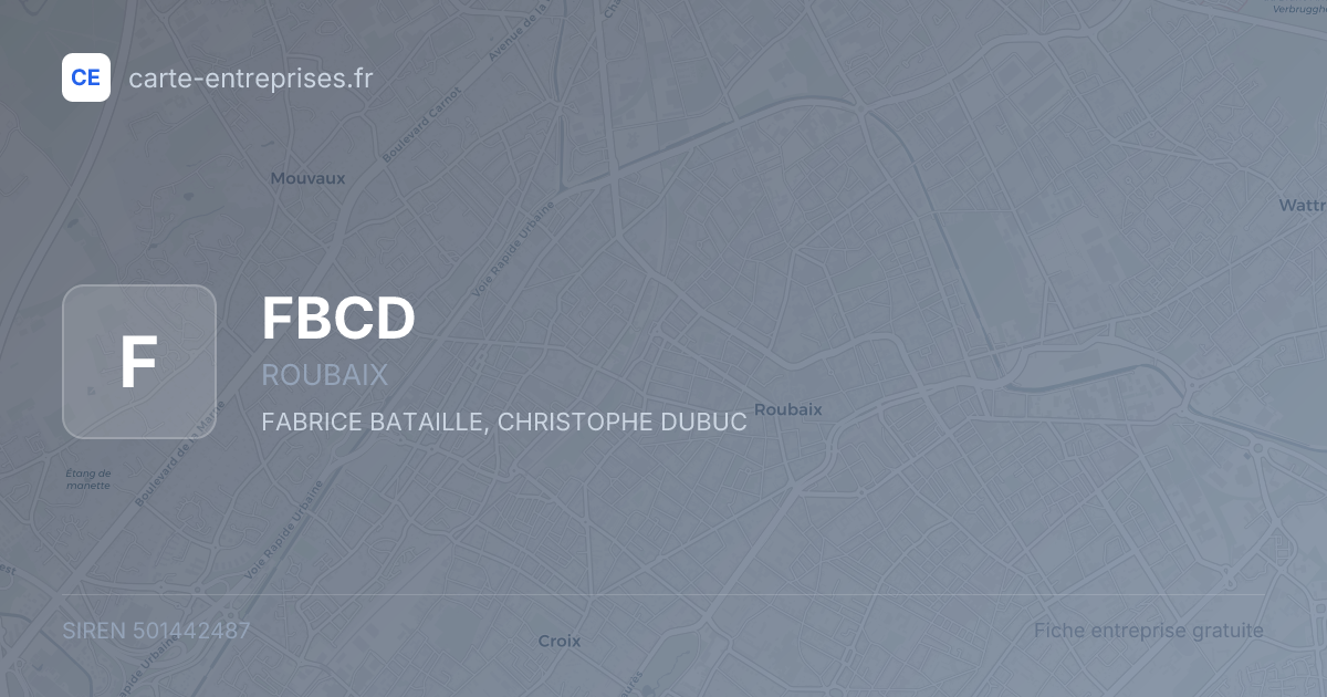 FBCD — 501442487 — fiche entreprise