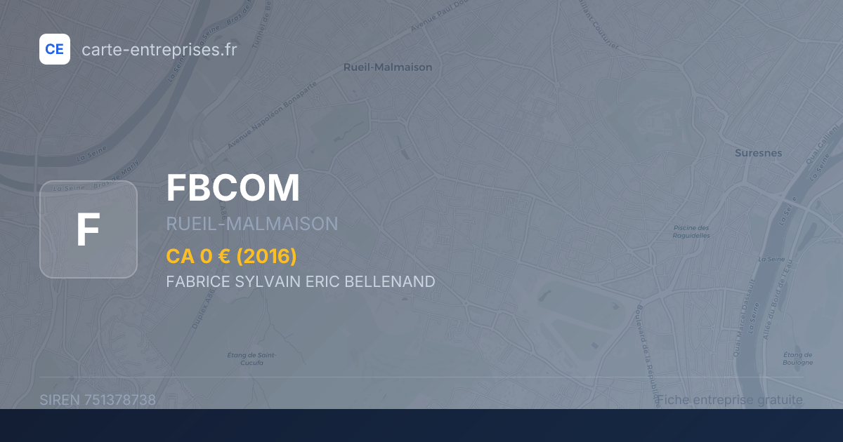 FBCOM — 751378738 — fiche entreprise