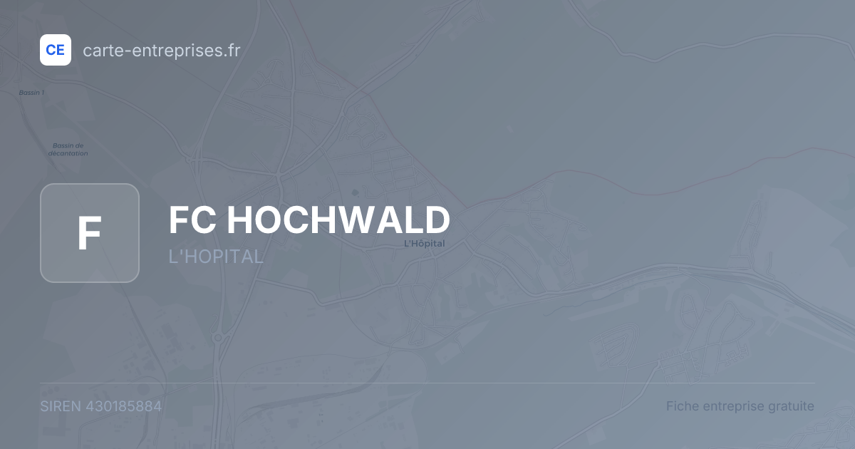 FC HOCHWALD — 430185884 — fiche entreprise