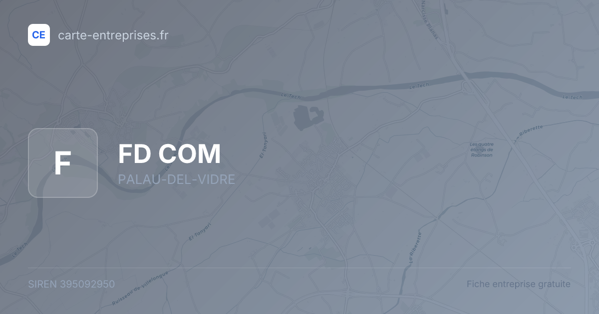 FD COM — 395092950 — fiche entreprise