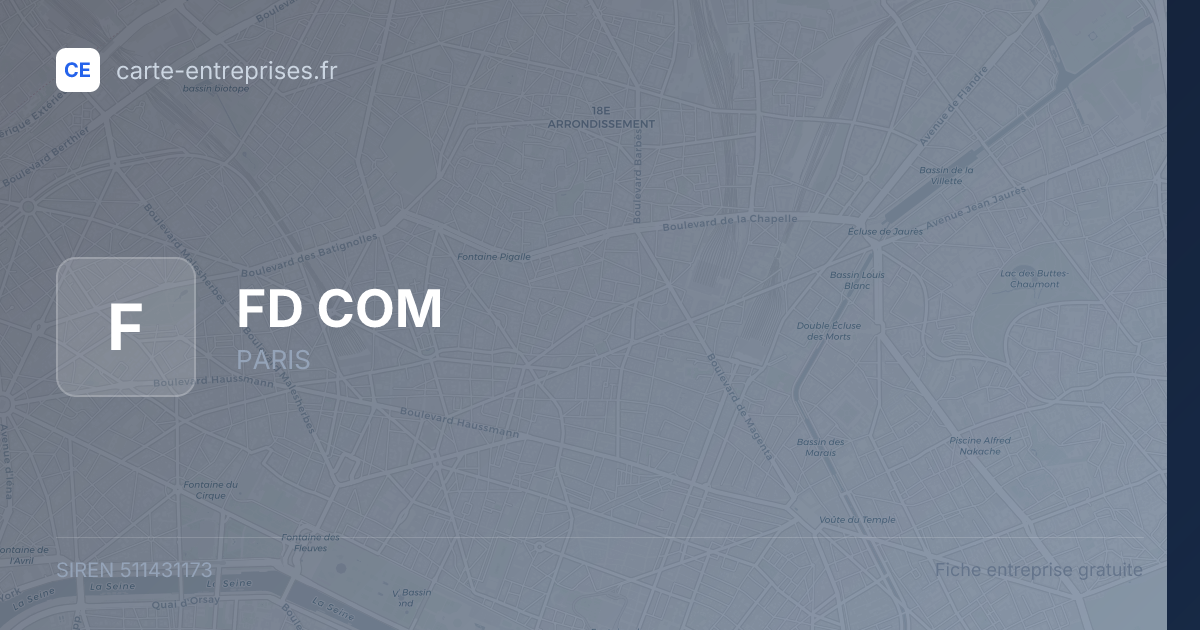 FD COM — 511431173 — fiche entreprise