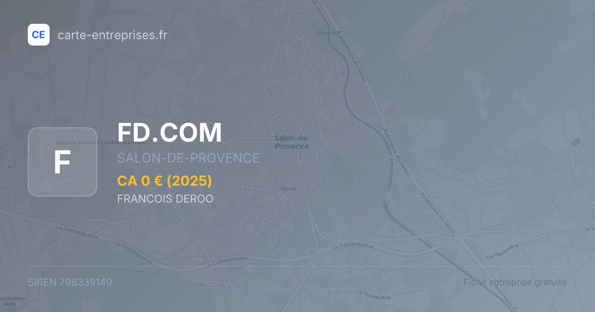 FD.COM — 798339149 — fiche entreprise