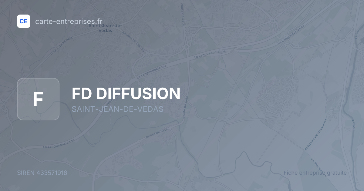 FD DIFFUSION — 433571916 — fiche entreprise