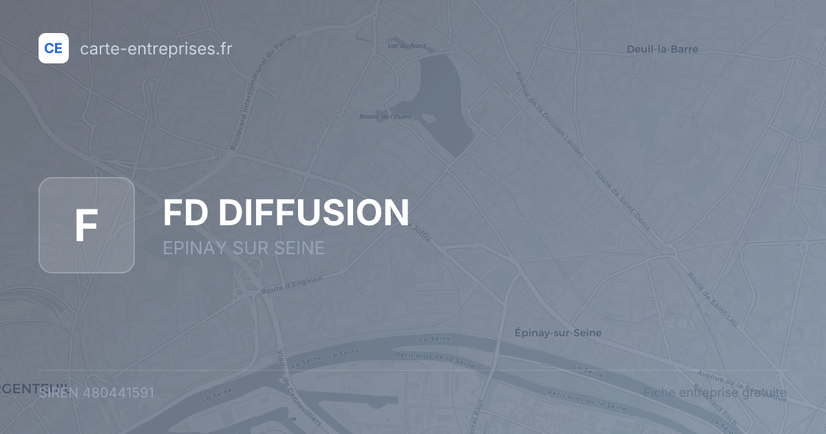 FD DIFFUSION — 480441591 — fiche entreprise