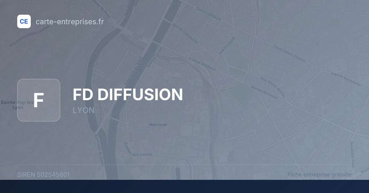 FD DIFFUSION — 502545601 — fiche entreprise