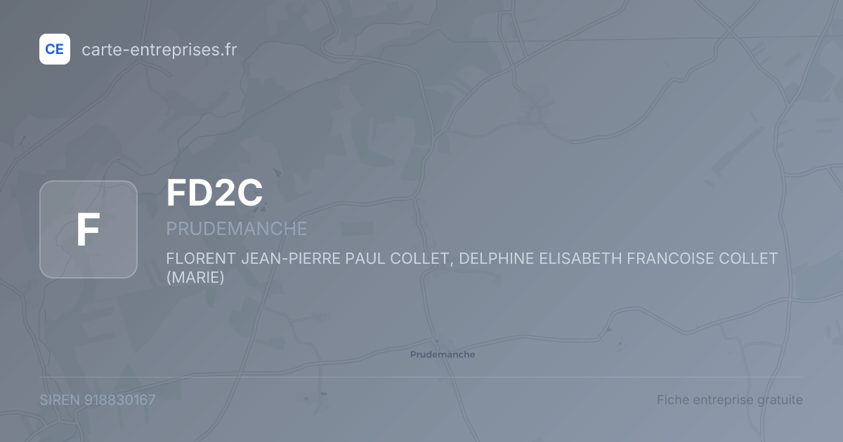FD2C — 918830167 — fiche entreprise