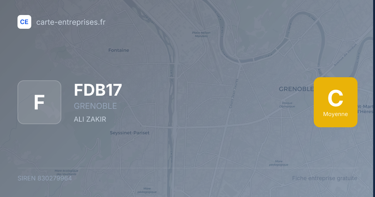 FDB17 — 830279964 — fiche entreprise