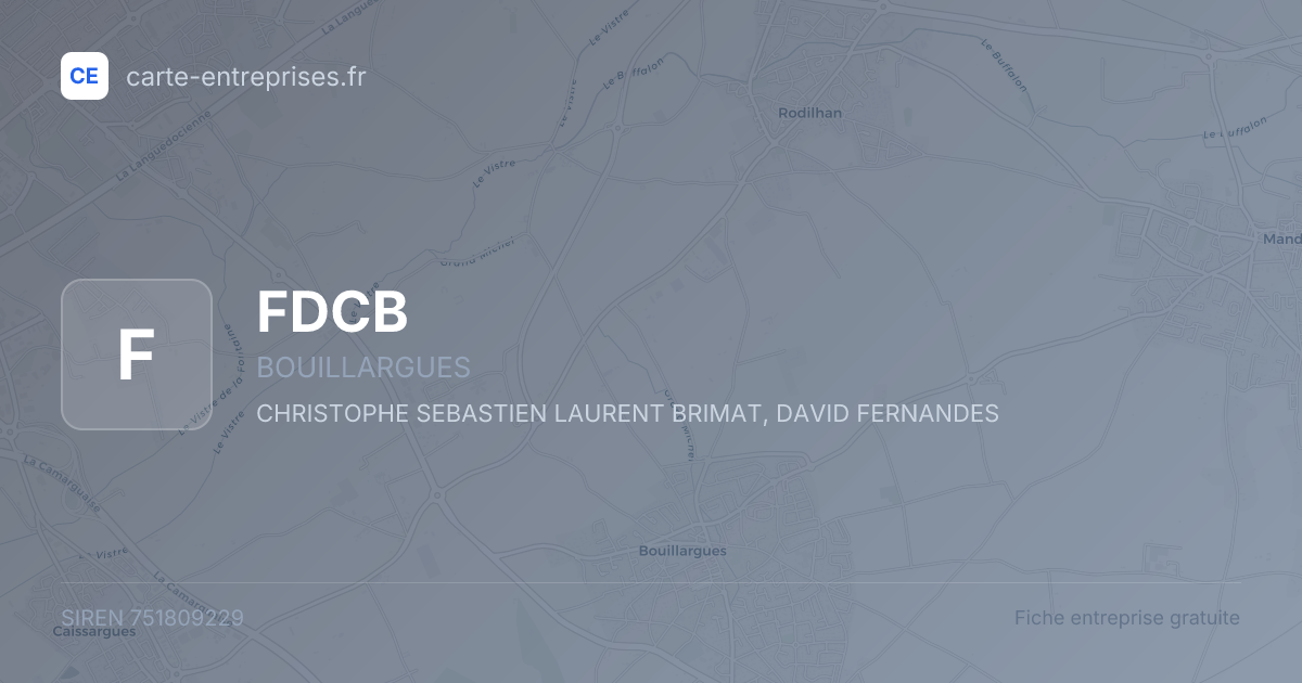 FDCB — 751809229 — fiche entreprise