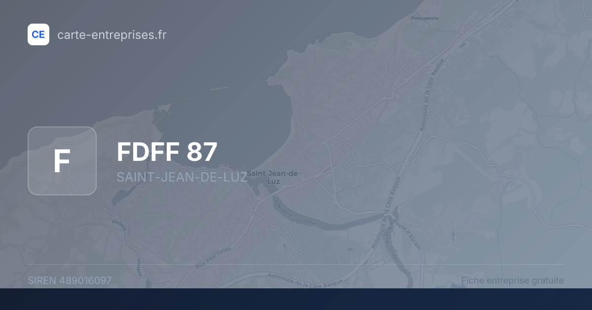 FDFF 87 — 489016097 — fiche entreprise