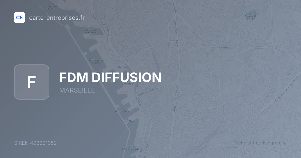 FDM DIFFUSION — 493221352 — fiche entreprise