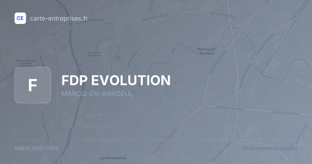 FDP EVOLUTION — 451877369 — fiche entreprise