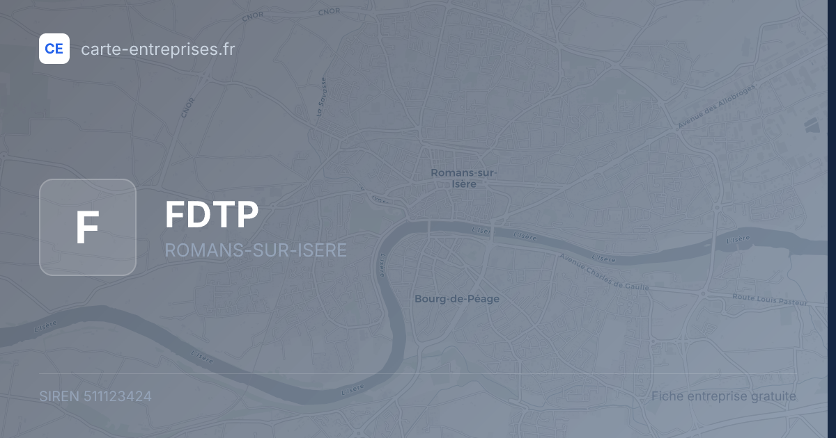 FDTP — 511123424 — fiche entreprise