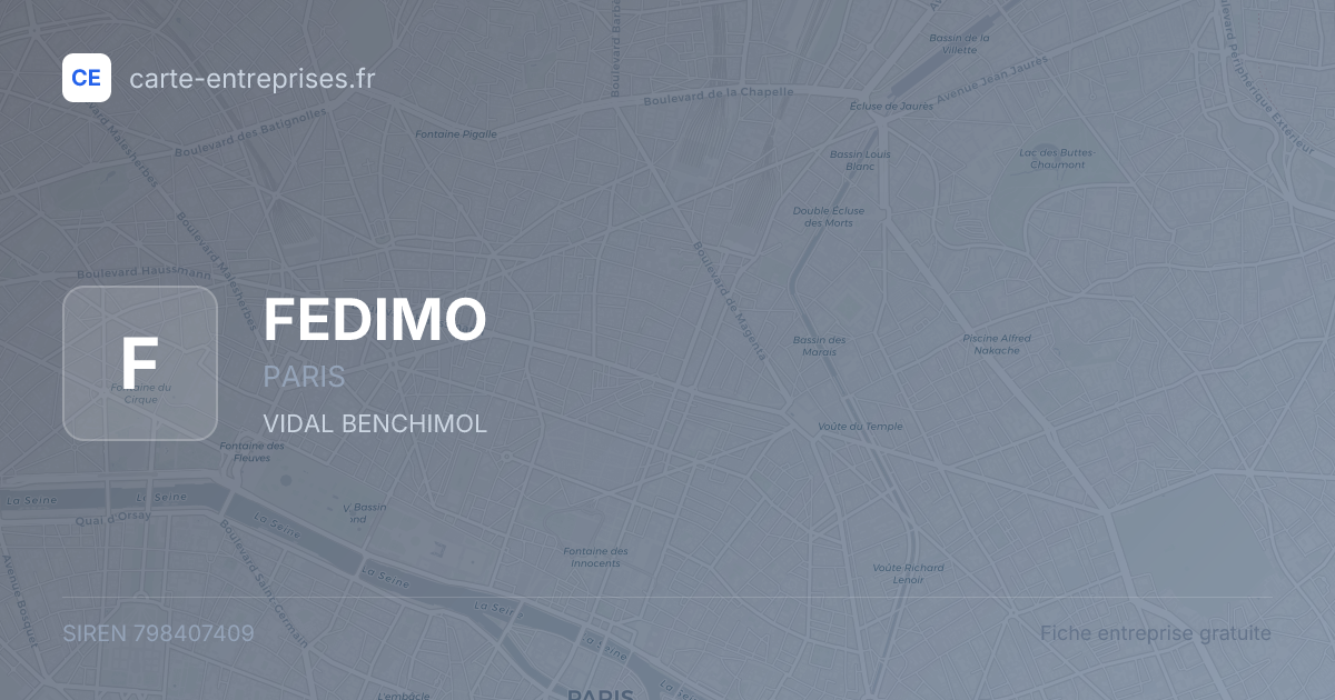 FEDIMO — 798407409 — fiche entreprise