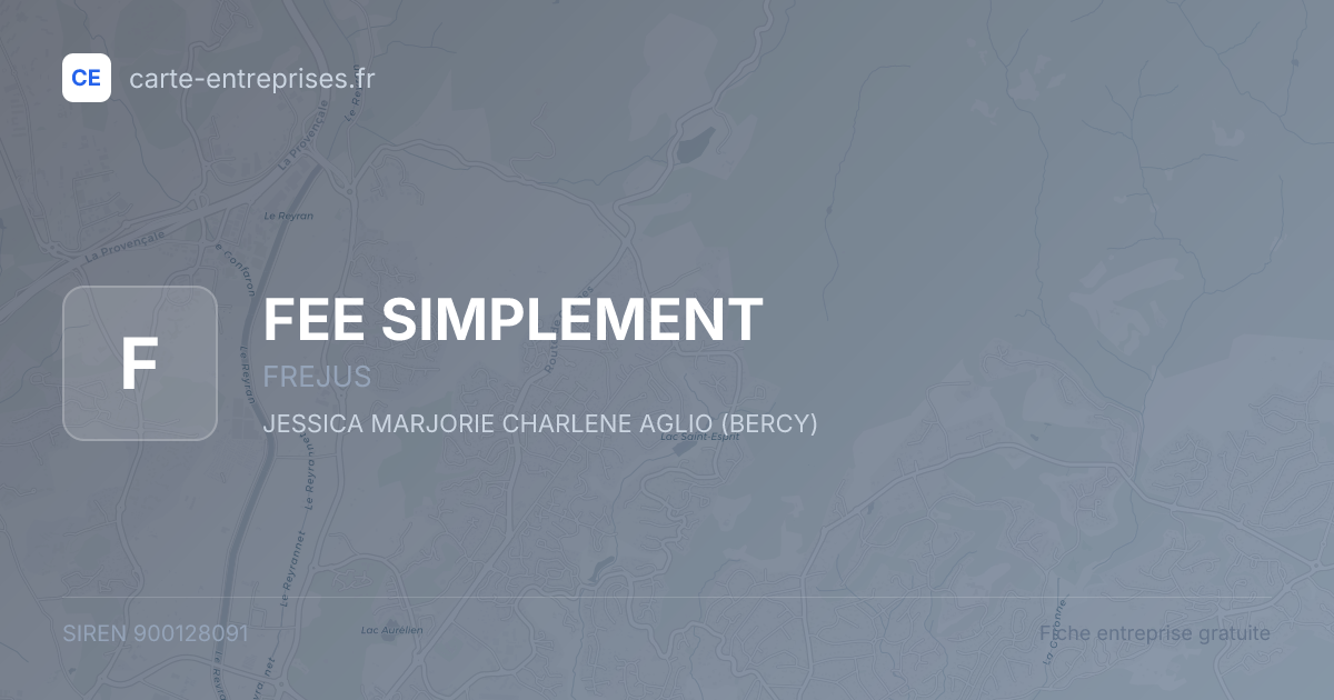 FEE SIMPLEMENT — 900128091 — fiche entreprise