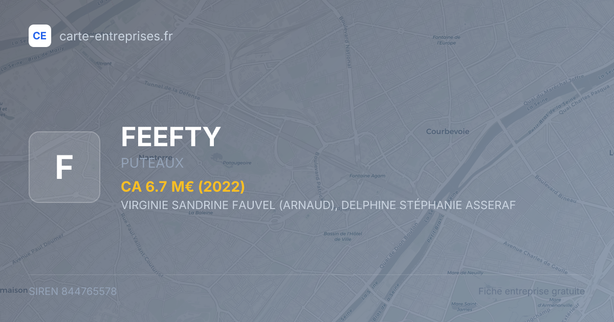 FEEFTY — 844765578 — fiche entreprise