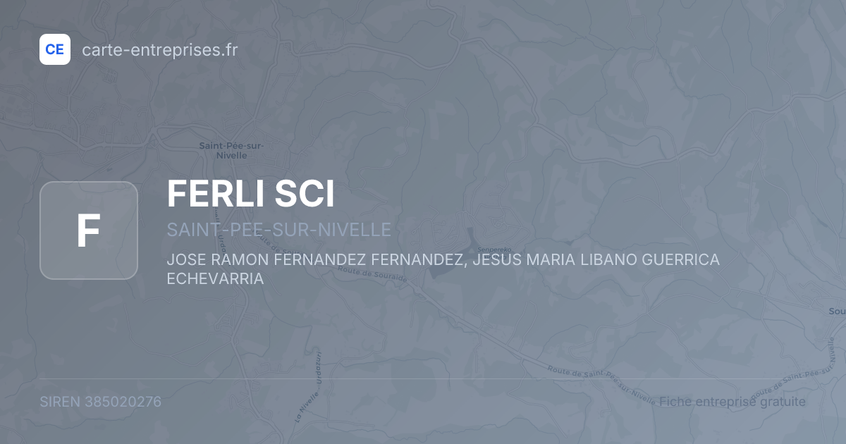 FERLI SCI — 385020276 — fiche entreprise