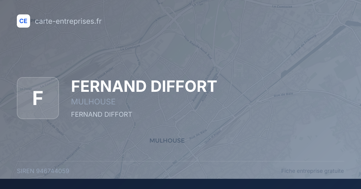 FERNAND DIFFORT — 946744059 — fiche entreprise