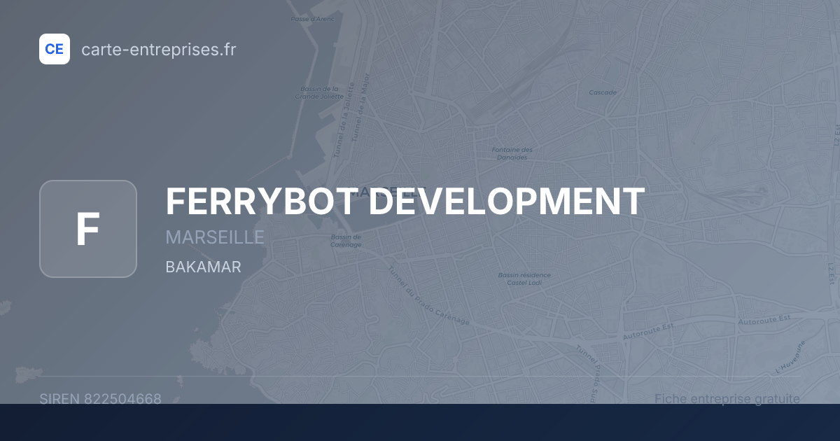 FERRYBOT DEVELOPMENT — 822504668 — fiche entreprise