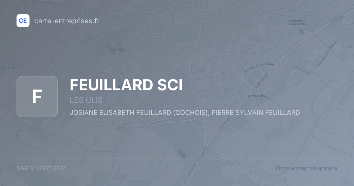 FEUILLARD SCI — 379753817 — fiche entreprise