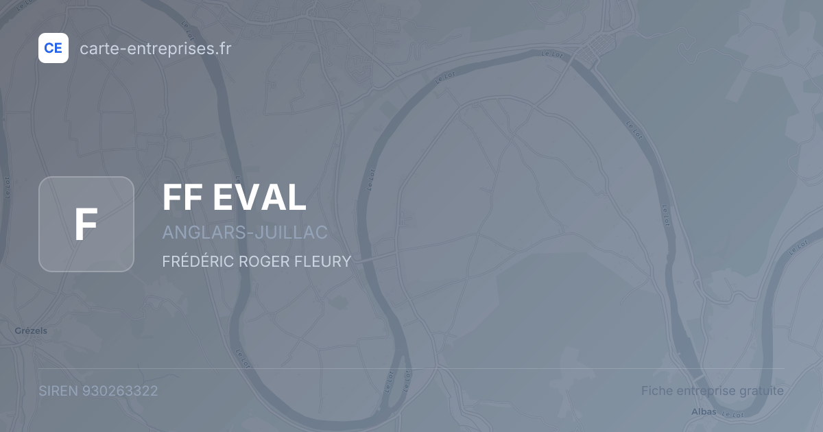 FF EVAL — 930263322 — fiche entreprise