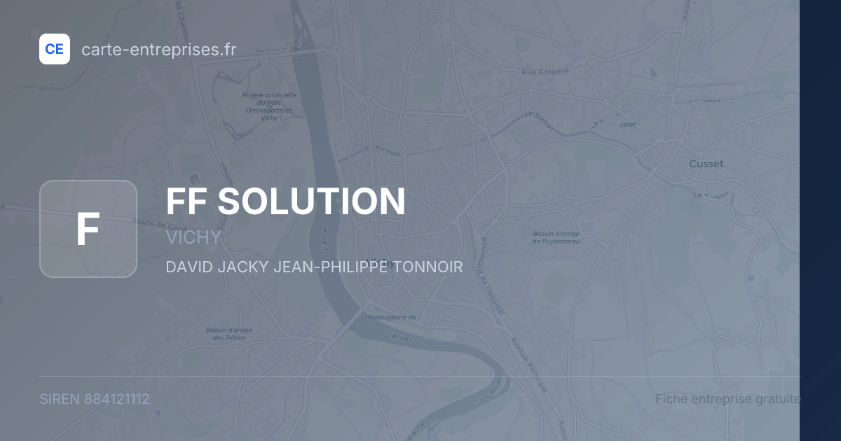 FF SOLUTION — 884121112 — fiche entreprise