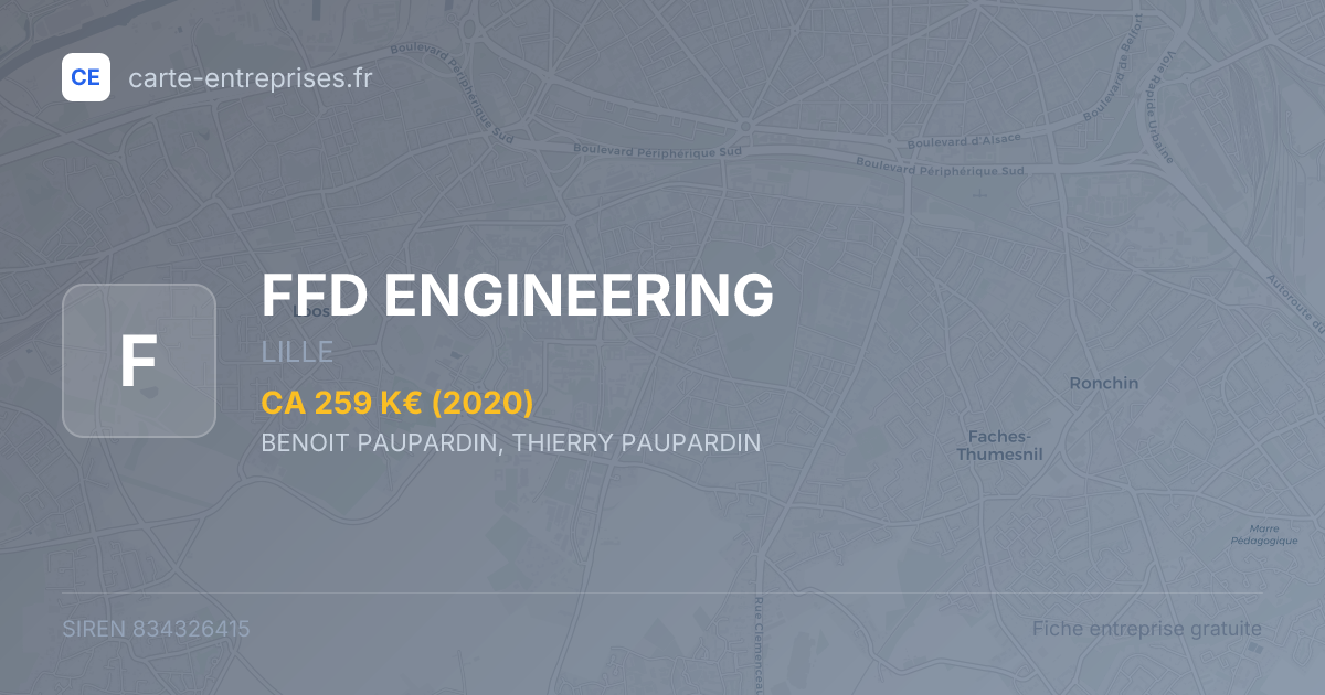 FFD ENGINEERING — 834326415 — fiche entreprise