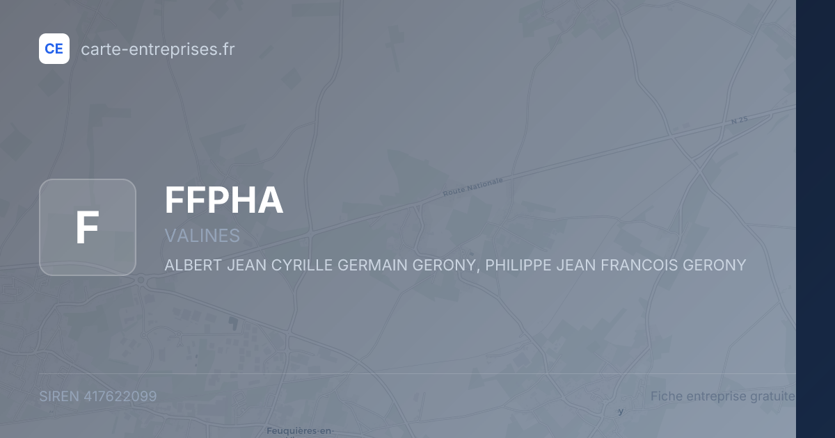 FFPHA — 417622099 — fiche entreprise