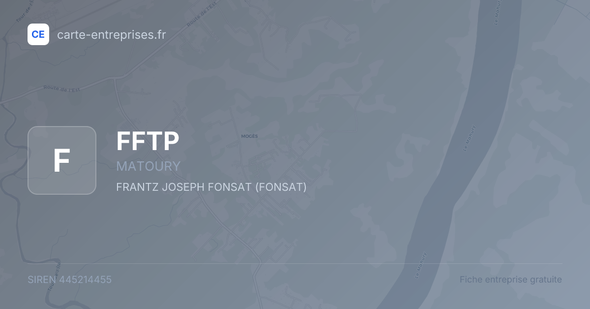 FFTP — 445214455 — fiche entreprise