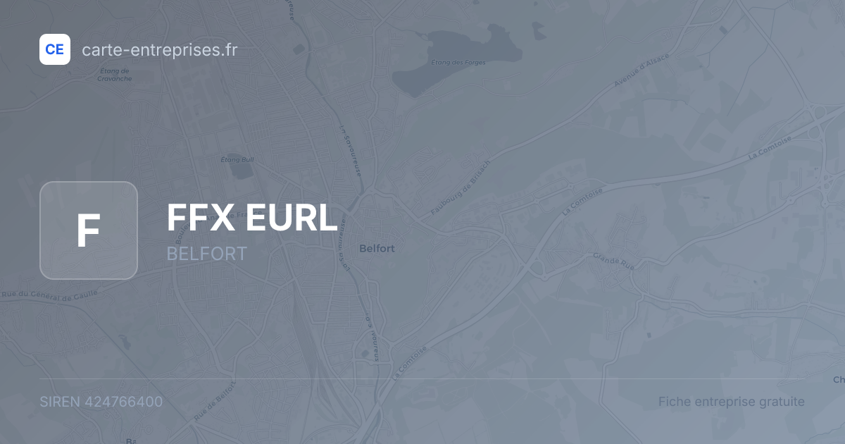 FFX EURL — 424766400 — fiche entreprise