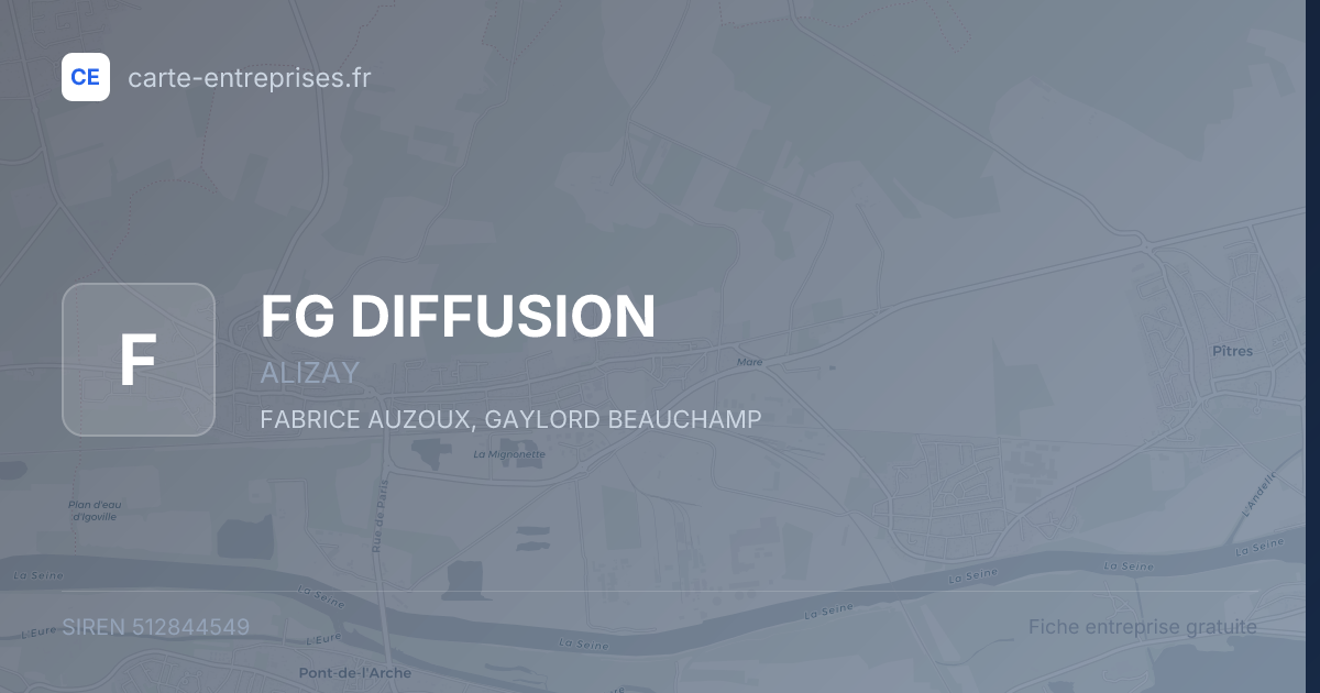 FG DIFFUSION — 512844549 — fiche entreprise