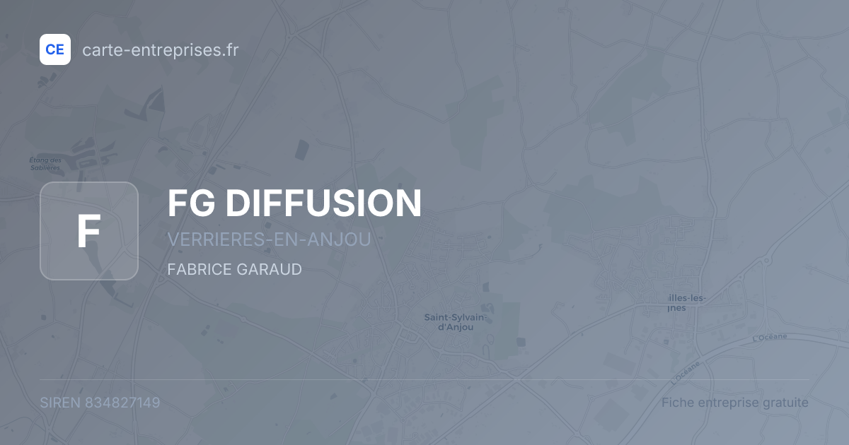 FG DIFFUSION — 834827149 — fiche entreprise