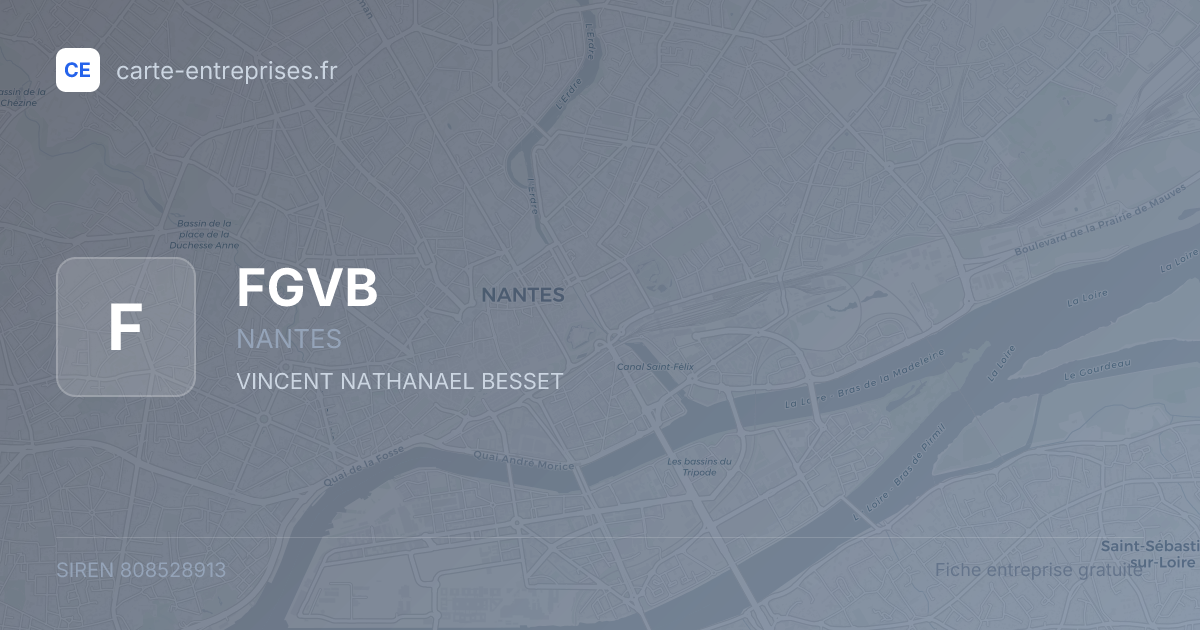 FGVB — 808528913 — fiche entreprise
