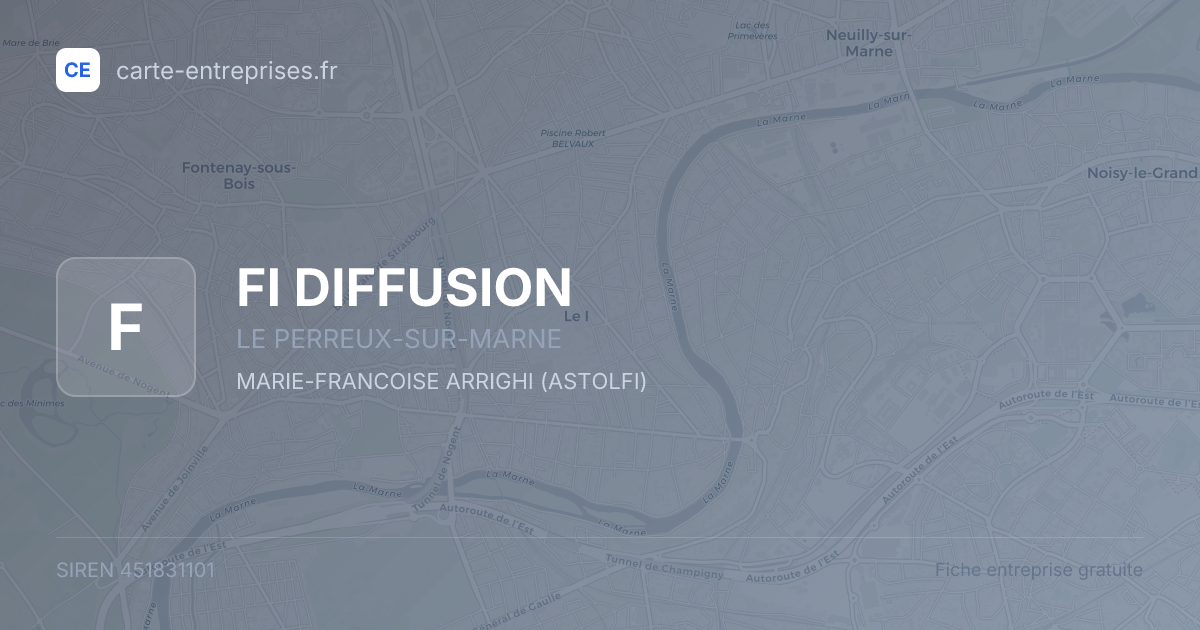 FI DIFFUSION — 451831101 — fiche entreprise
