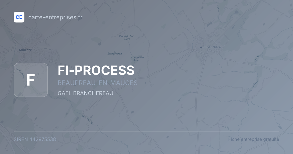 FI-PROCESS — 442975538 — fiche entreprise