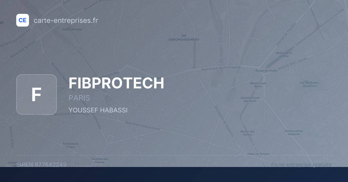 FIBPROTECH — 877642249 — fiche entreprise