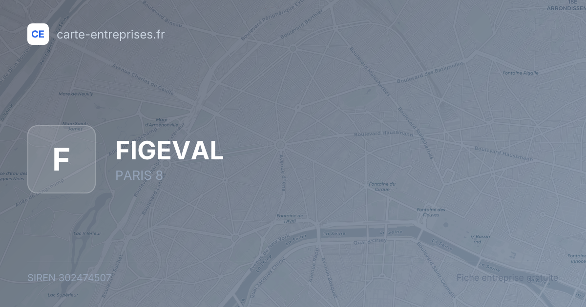 FIGEVAL — 302474507 — fiche entreprise