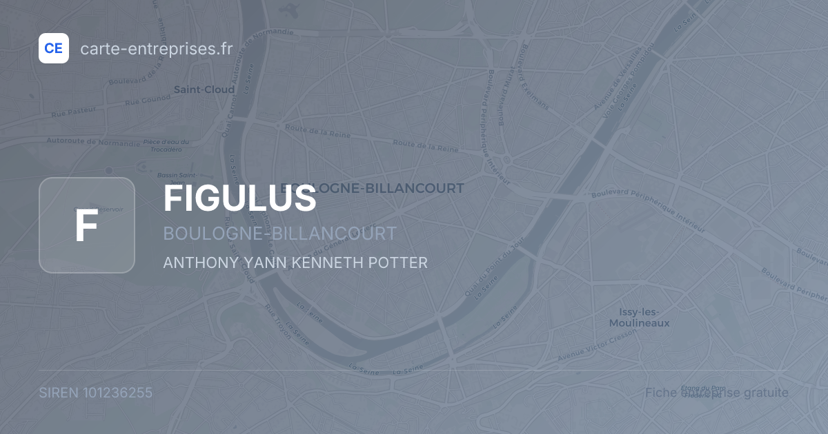 FIGULUS — 101236255 — fiche entreprise