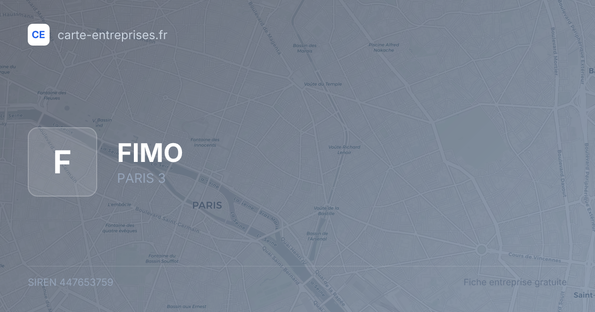 FIMO — 447653759 — fiche entreprise