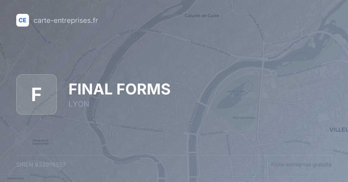 FINAL FORMS — 933976557 — fiche entreprise