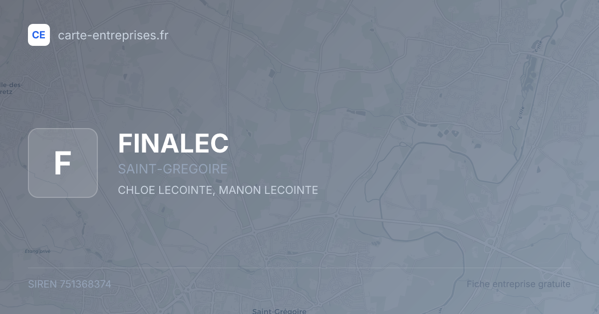 FINALEC — 751368374 — fiche entreprise