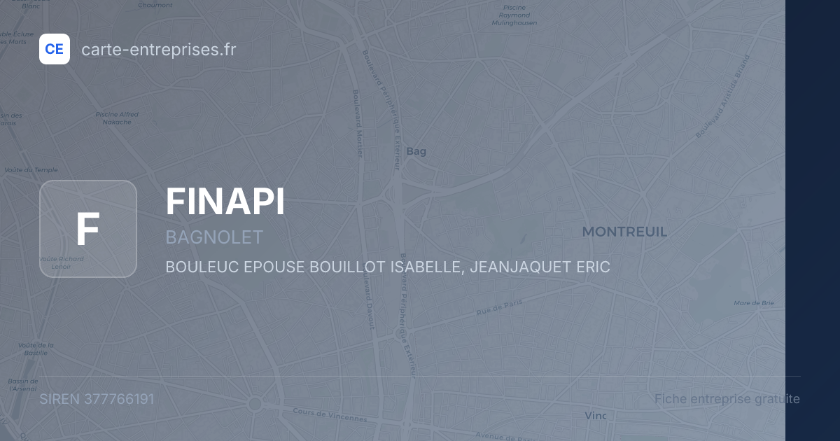 FINAPI — 377766191 — fiche entreprise