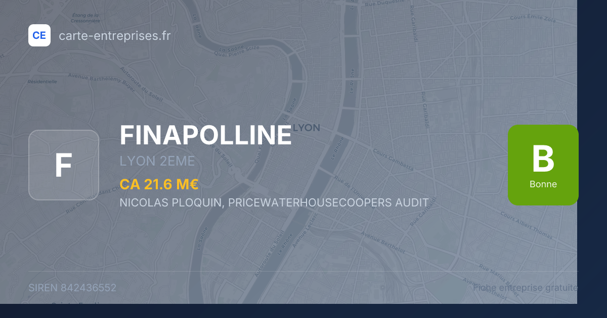 FINAPOLLINE — 842436552 — fiche entreprise