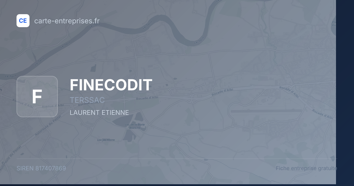 FINECODIT — 817407869 — fiche entreprise