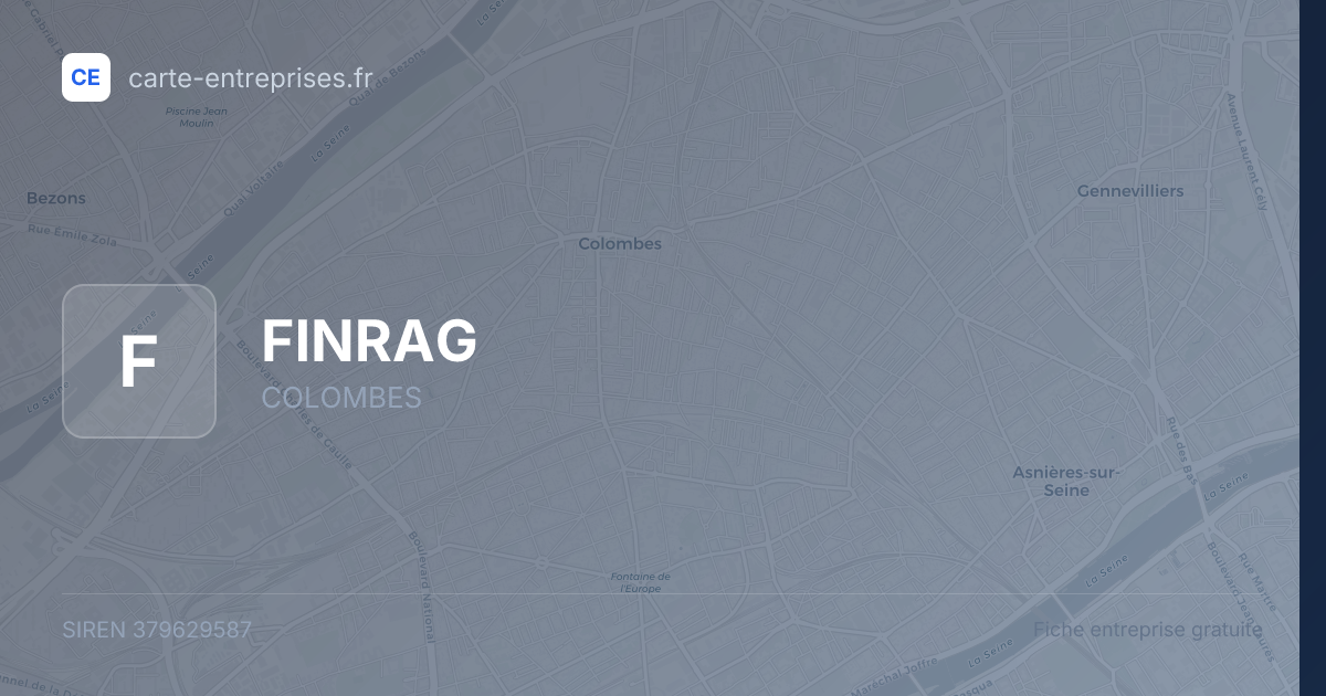 FINRAG — 379629587 — fiche entreprise