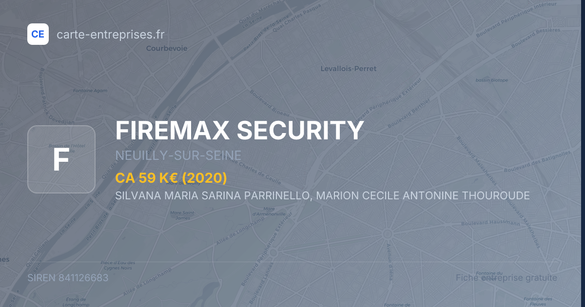 FIREMAX SECURITY — 841126683 — fiche entreprise